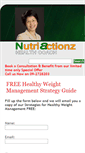 Mobile Screenshot of nutriactionz.co.nz